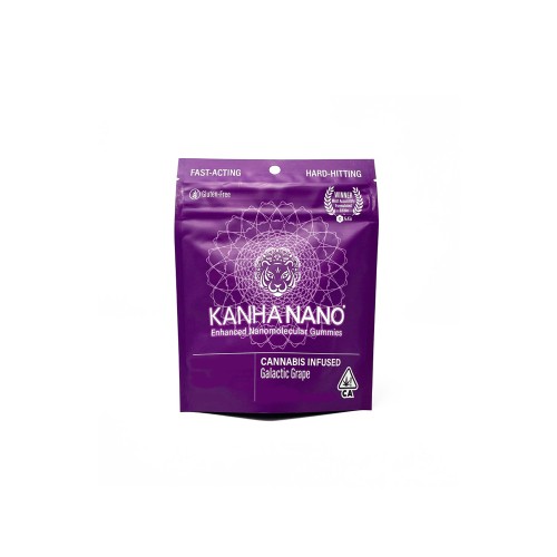 KANHA - Galactic Grape Indica Nano Gummies - 100mg - Edible