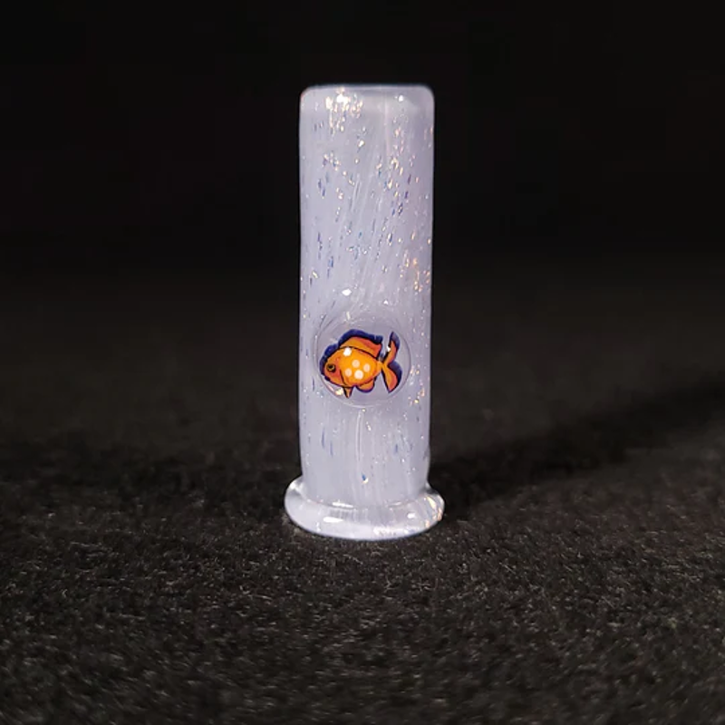 PMG Milky Blue Puffco Pivot Attachment