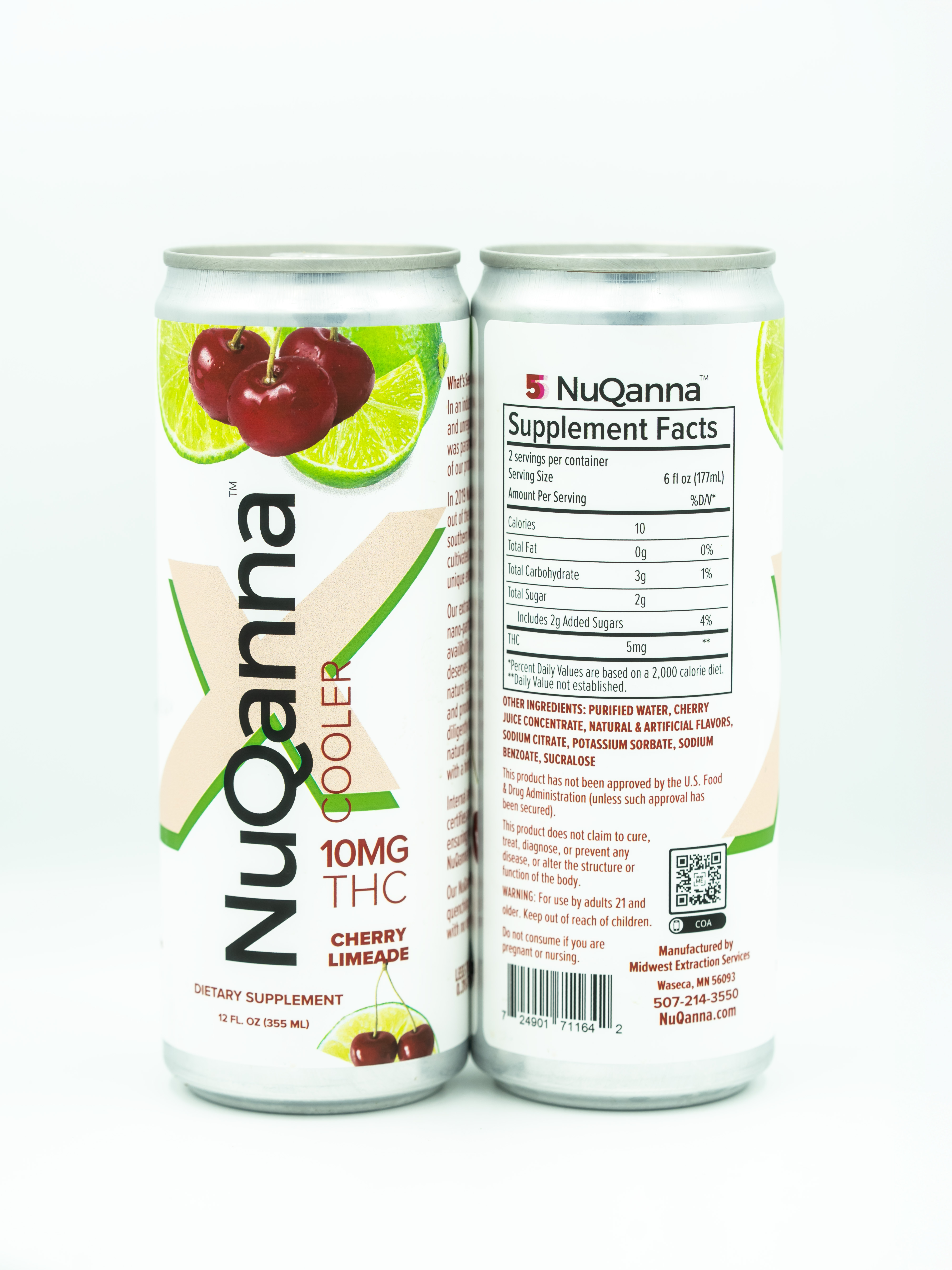 NuQanna | Cherry Limeade Cooler | 10mg THC