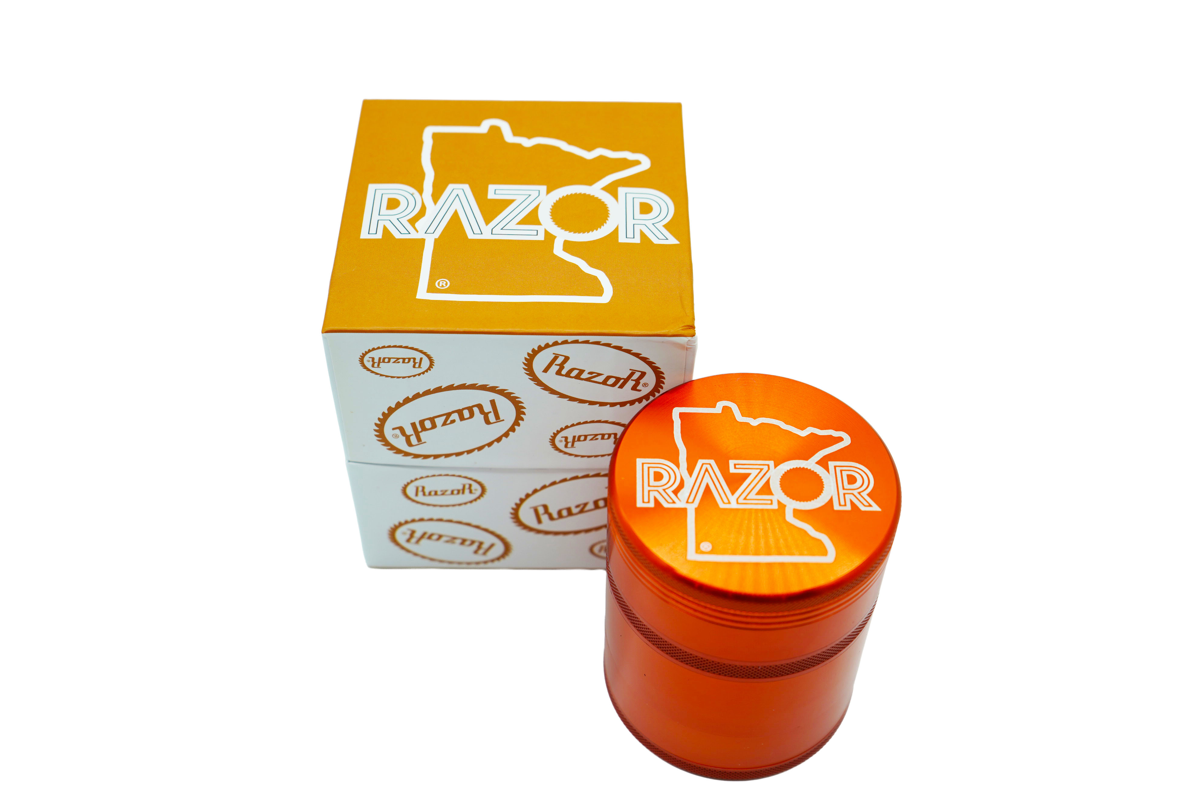 MN Legit | Razor 6-pc Grinder | 63mm | Orange