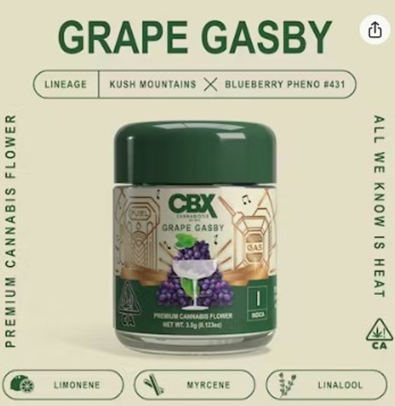 Cannabiotix - Grape Gasby - 3.5 Grams