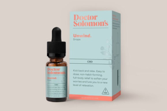 Doctor Solomon's 5:1 Unwind Drops 100mg (CBD:THC)