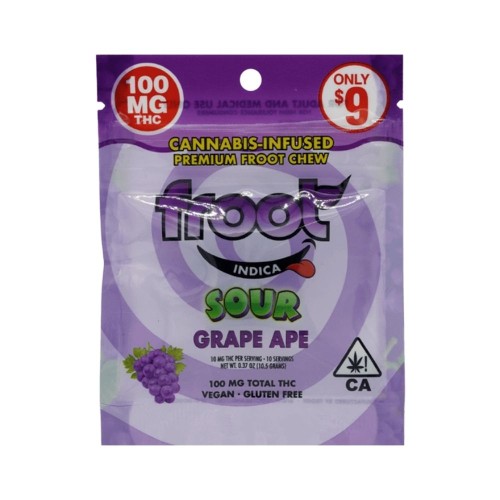 Froot Sour Grape 100mg Gummy