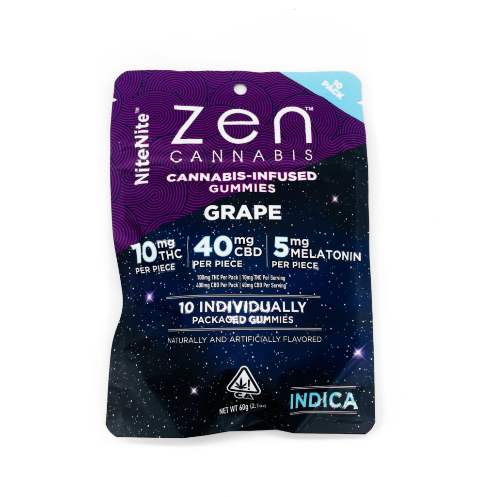 10pk Grape Nite Nite Gummies-Zen