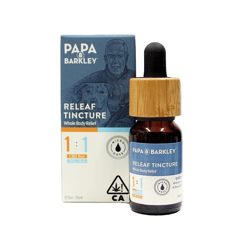 Papa & Barkley - 1:1a Releaf Tincture THCa:CBD 15ml 225mg