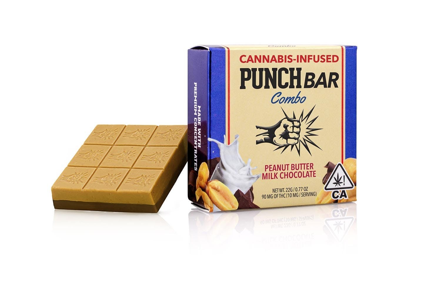 [Punch] Chocolate - 100mg - Peanut Butter Milk Chocolate