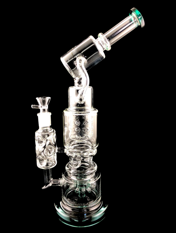 16" Microscope Two Chamber Water Pipe