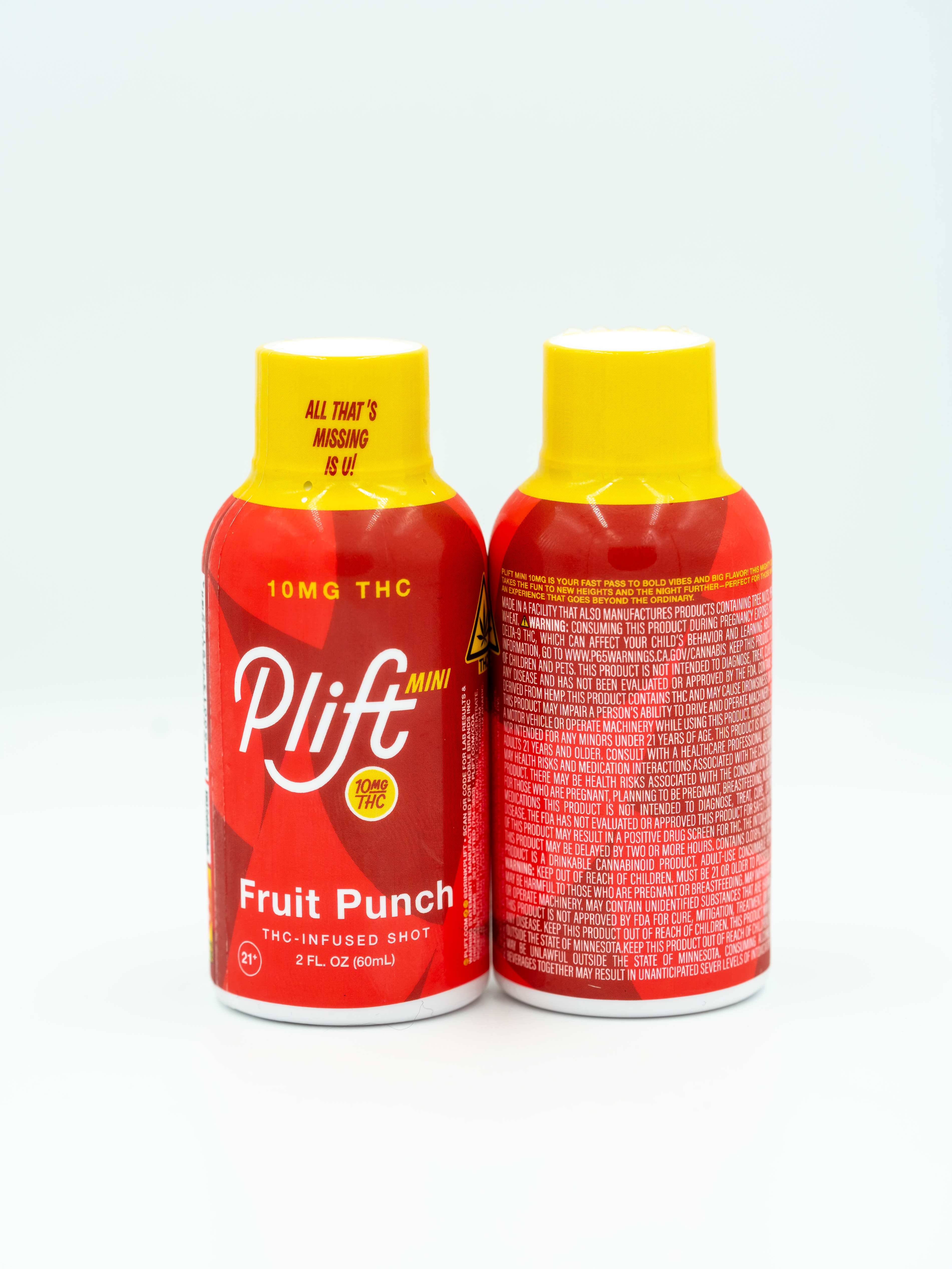 Plift | Fruit Punch THC Shot | 10mg THC