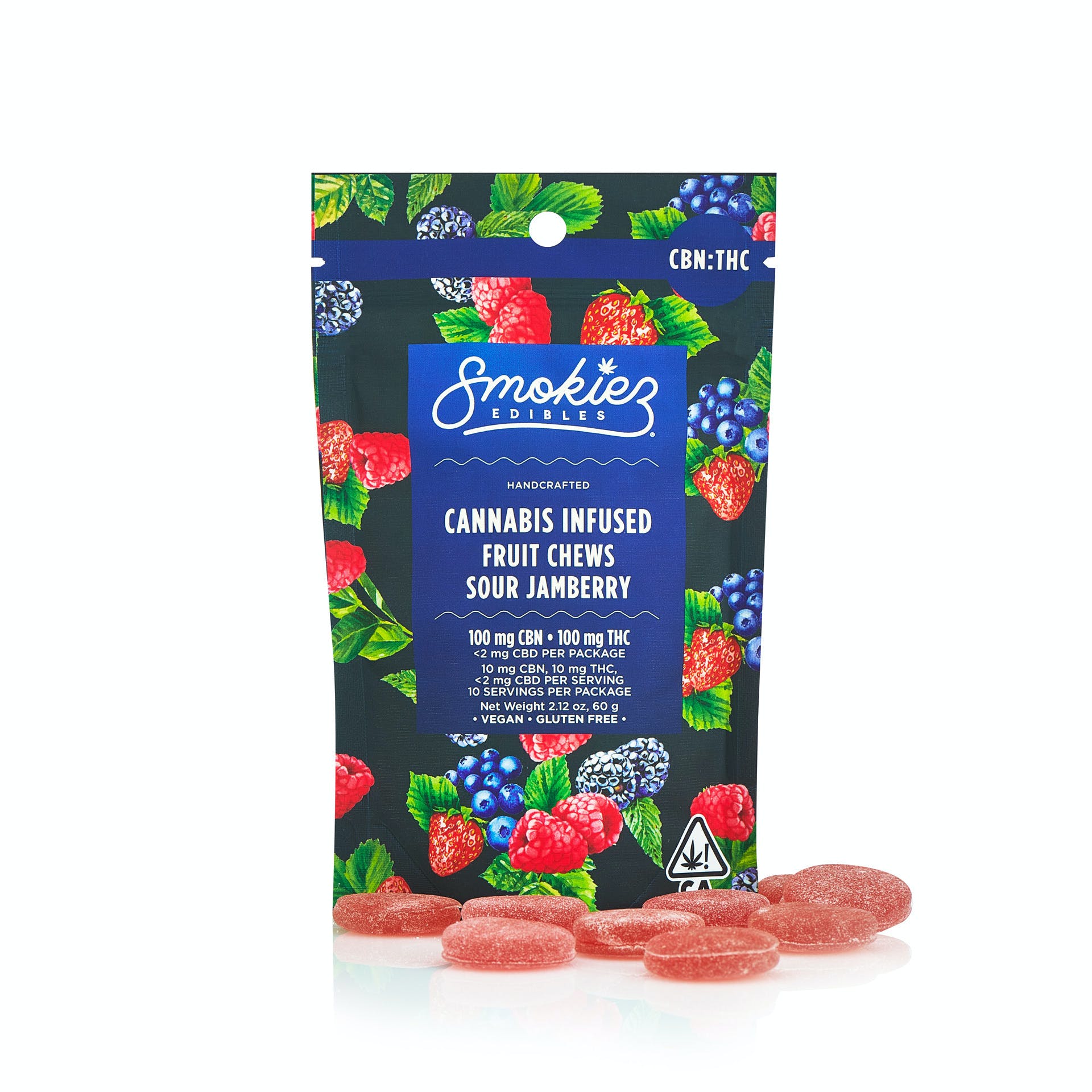 Smokiez - Sour Jamberry - Gummies - 10pk - 1:1THC/CBD