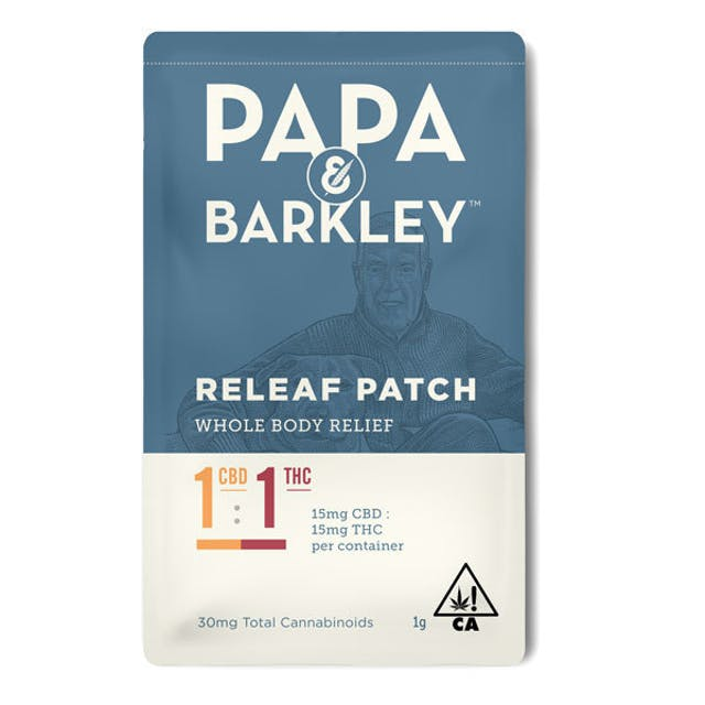 Papa & Barkley - 1:1 Transdermal Releaf Patch CBD:THC 30mg