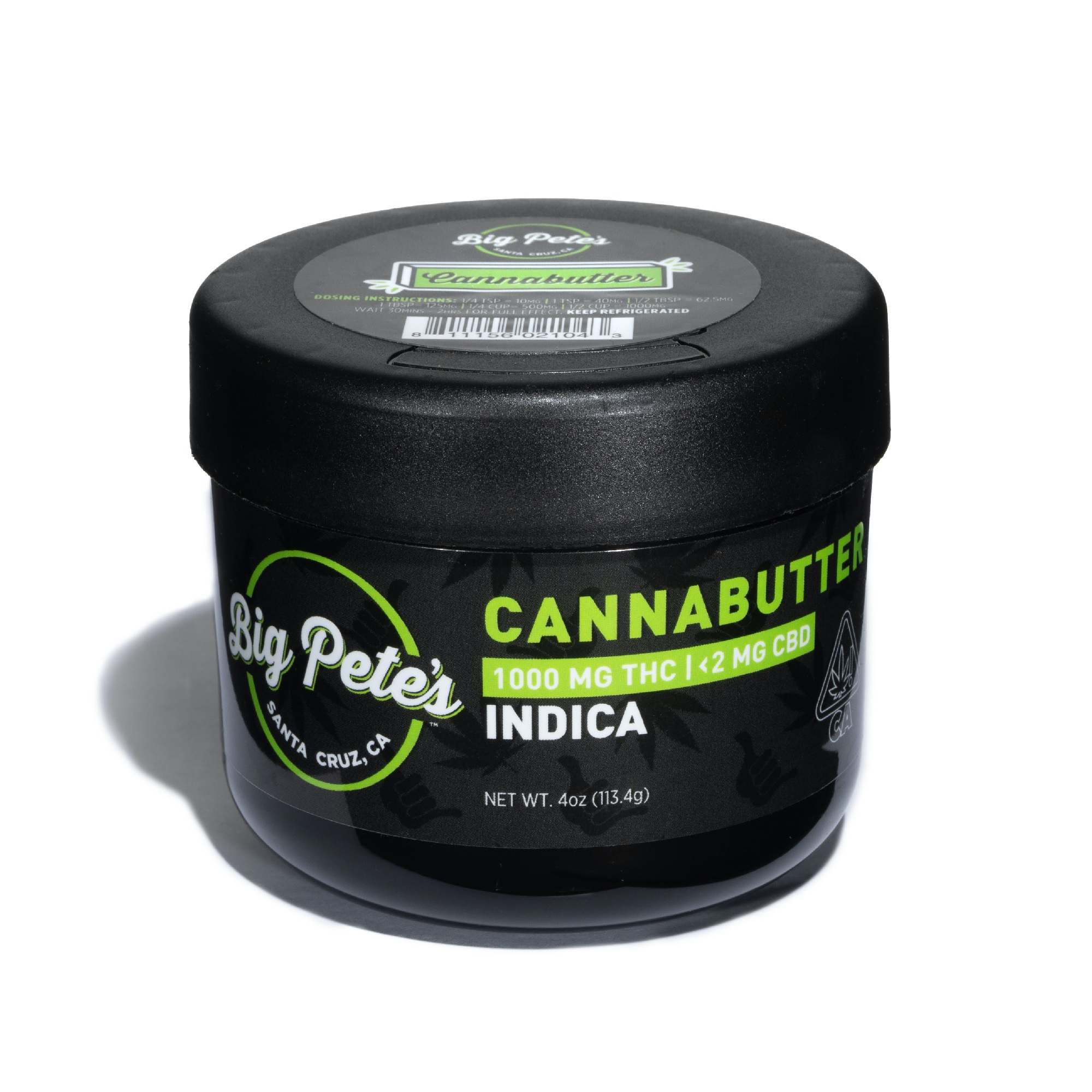 Big Pete's - Edible: Cannabutter (Indica) - 1,000mg