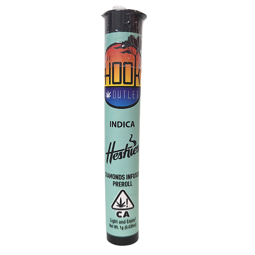 Hook Diamond Infused Preroll 1g - Indica (I)