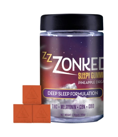 Zzzonked Pineapple Dream Gummies 100mg 20pk