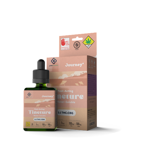 Green Revolution | Journey 1:1 | Nano Tincture | DOH | 100mg THC : 100mg CBG