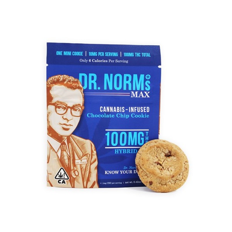 Dr. Norm's MAX Chocolate Chip (H) Cookie Single 100mg