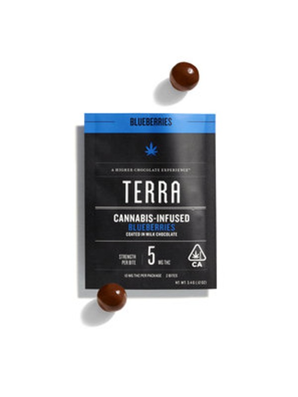 Kiva - Terra Bite Singles - Blueberries - 10mg
