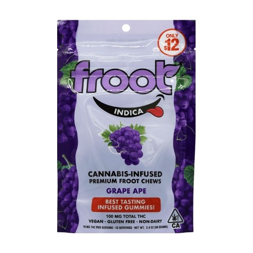 Froot Grape 100mg Gummy