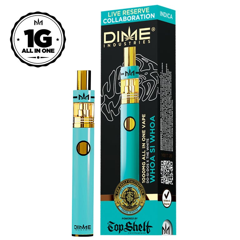 1g Whoa Si Whoa Live Reserve All in One Vape - Top Shelf Cultivation Collab