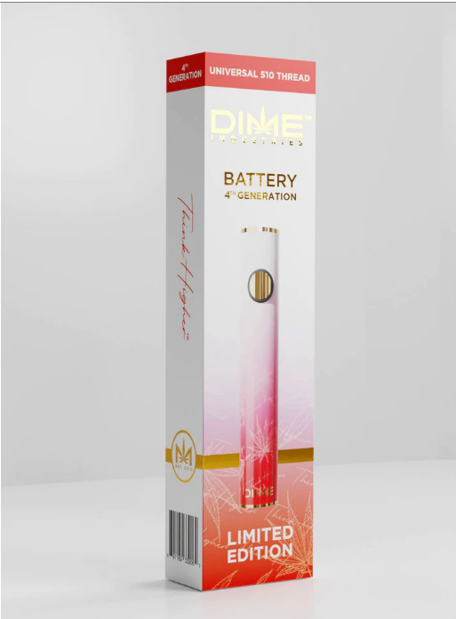 Red LE Dime Battery