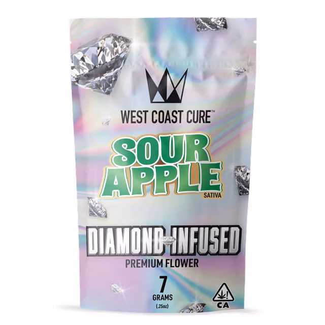WCC | Diamond Infused Flower | Sour Apple | 7g