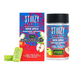 SOUR APPLE STIIIZY EDIBLES - 100MG GUMMIES