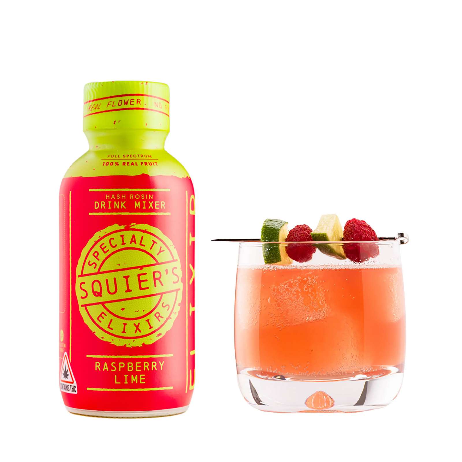 Raspberry Lime Hash Rosin Elixir (500mg) | Squier's Elixirs