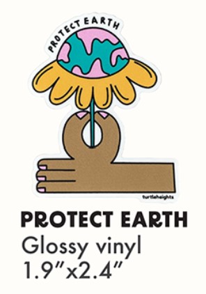 Art Protect Earth Sticker