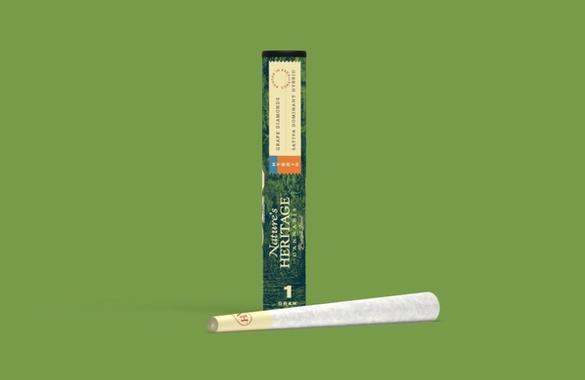 Nature's Heritage Double Krush 1g Infused Bubble Hash Preroll