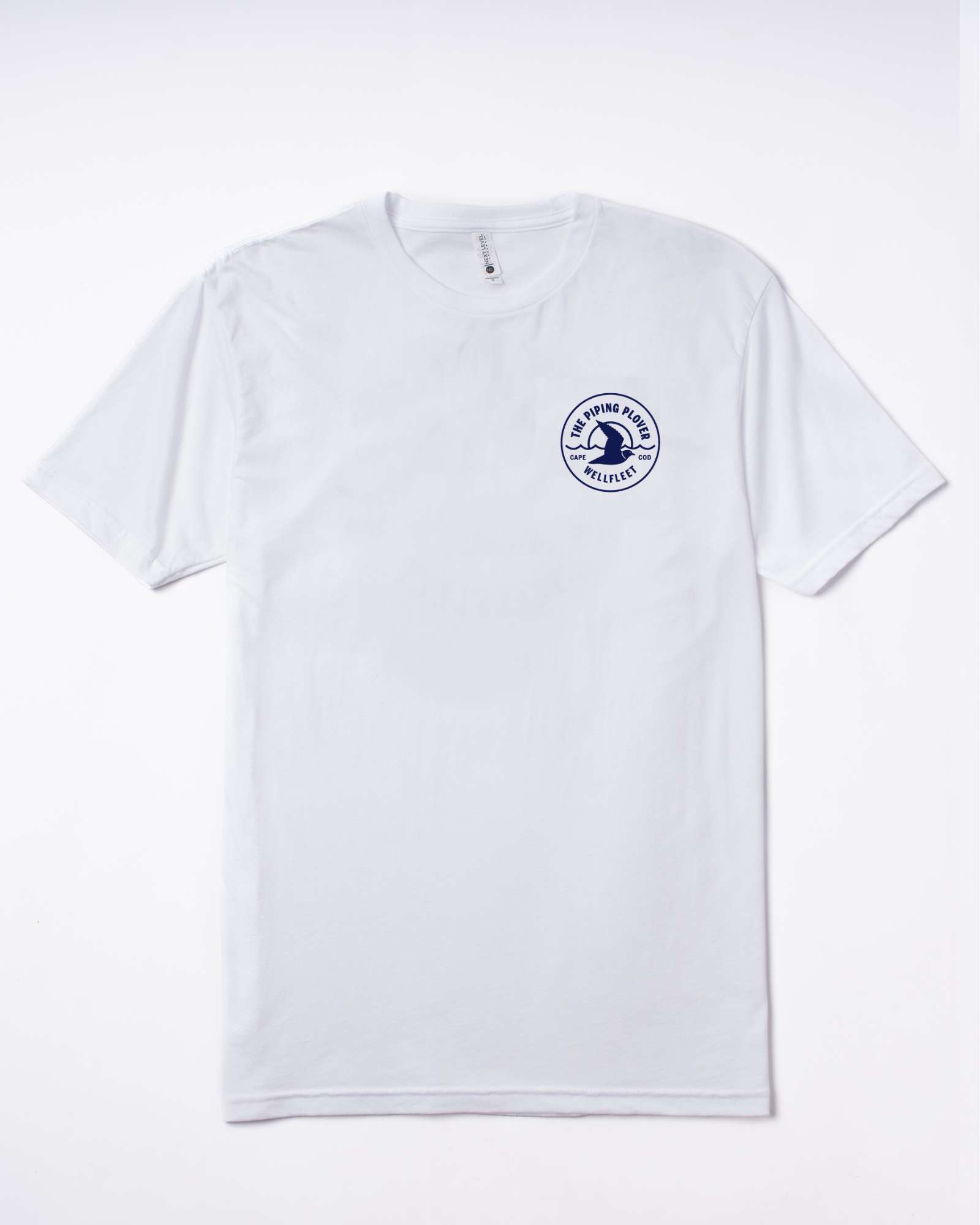 T-shirt (White w/ blue logo) - XL