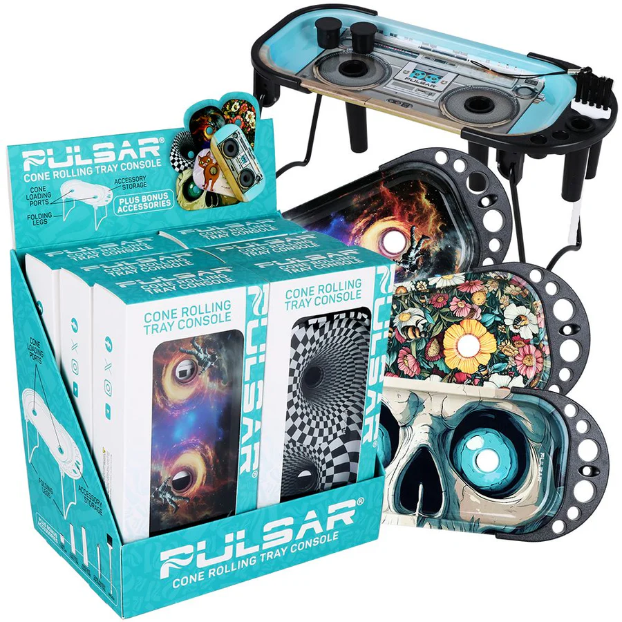 Pulsar Elevated Cone Rolling Tray Console