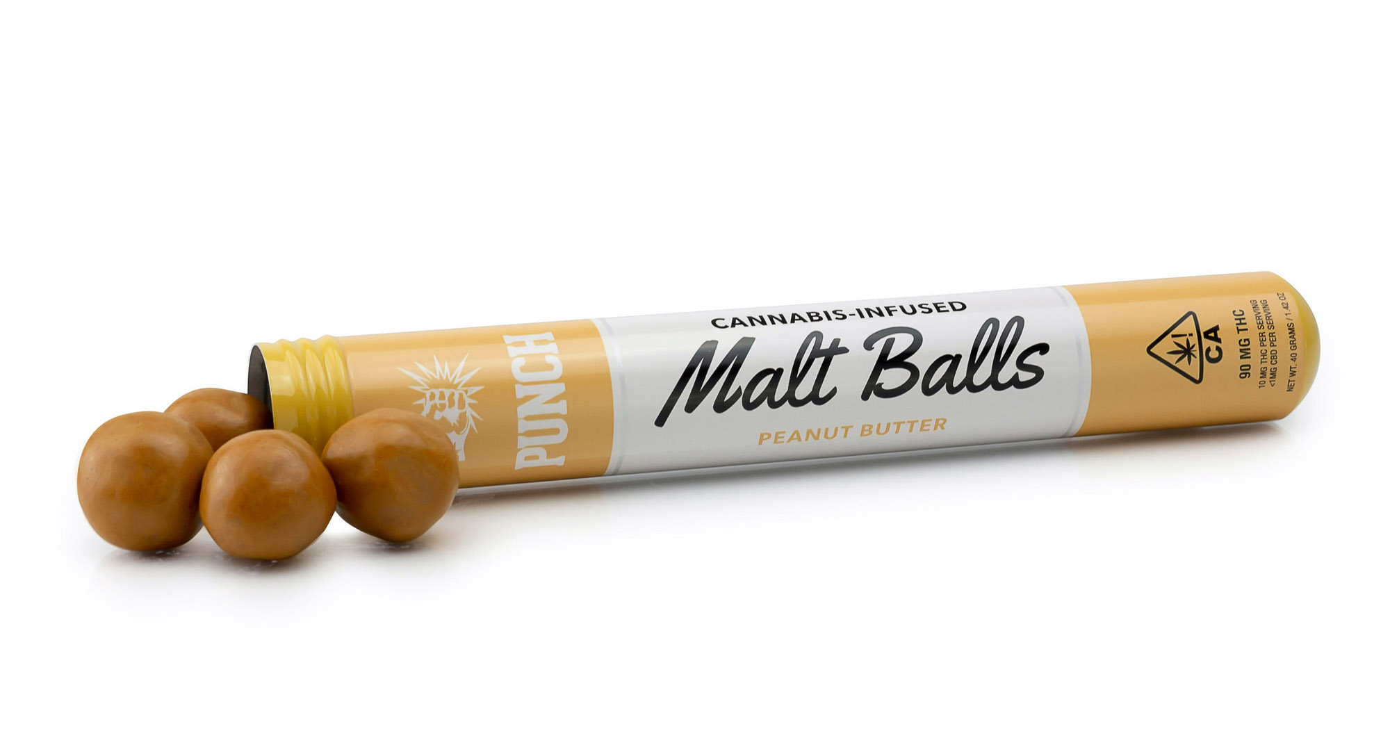 Mission Valley Punch Edibles Peanut Butter Malt Balls 100mg San