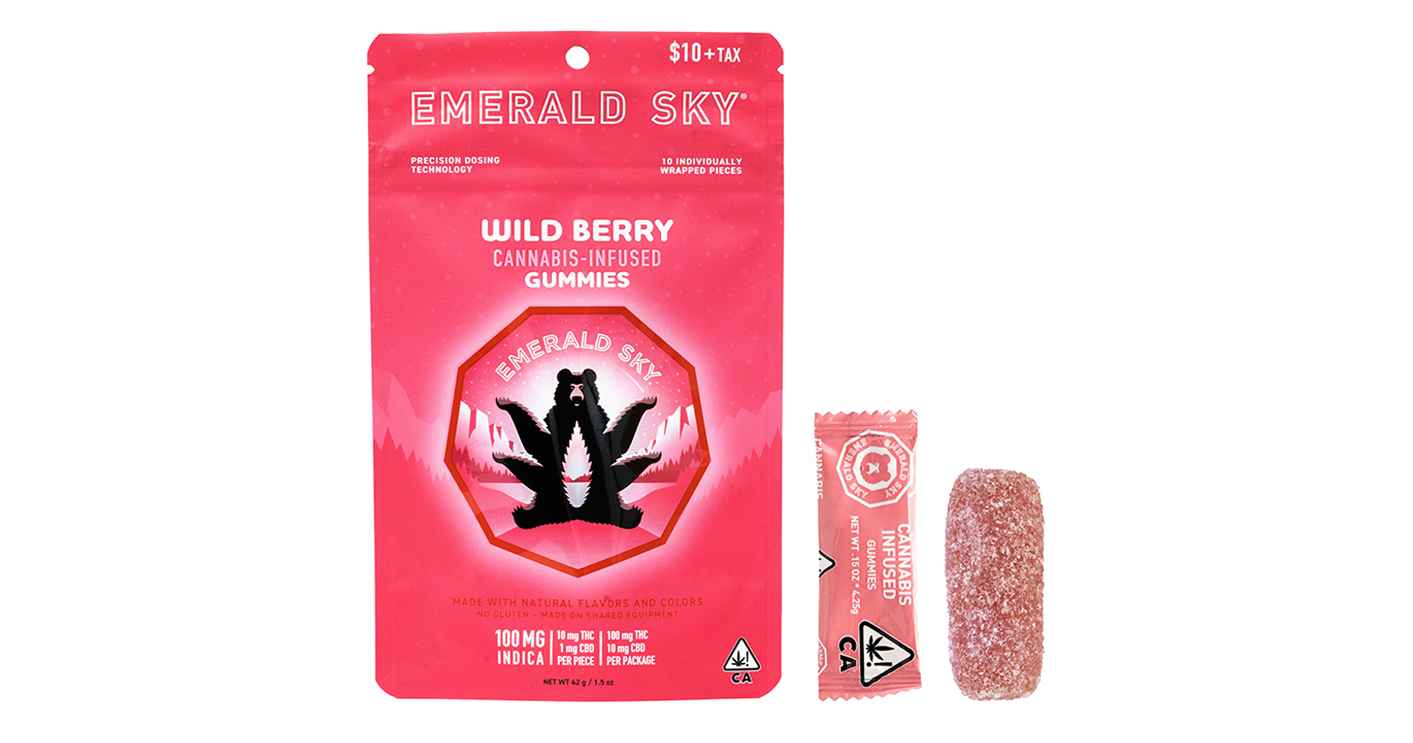 Imperial Beach - Emerald Sky - Wild Berry 10:1 CBD Gummies - 110mg