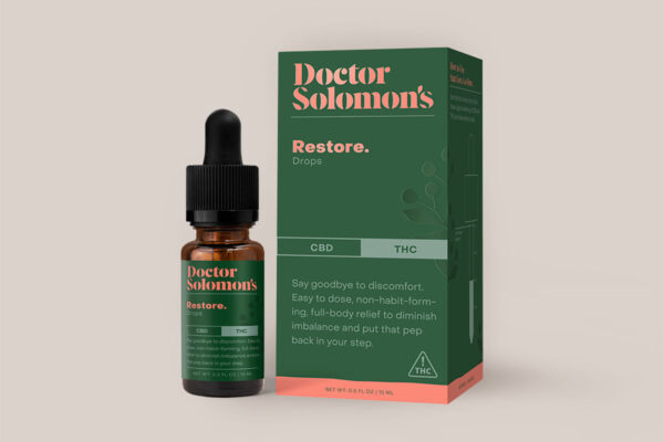 Doctor Solomon's 1:1 Restore Drops 100mg (THC:CBD)