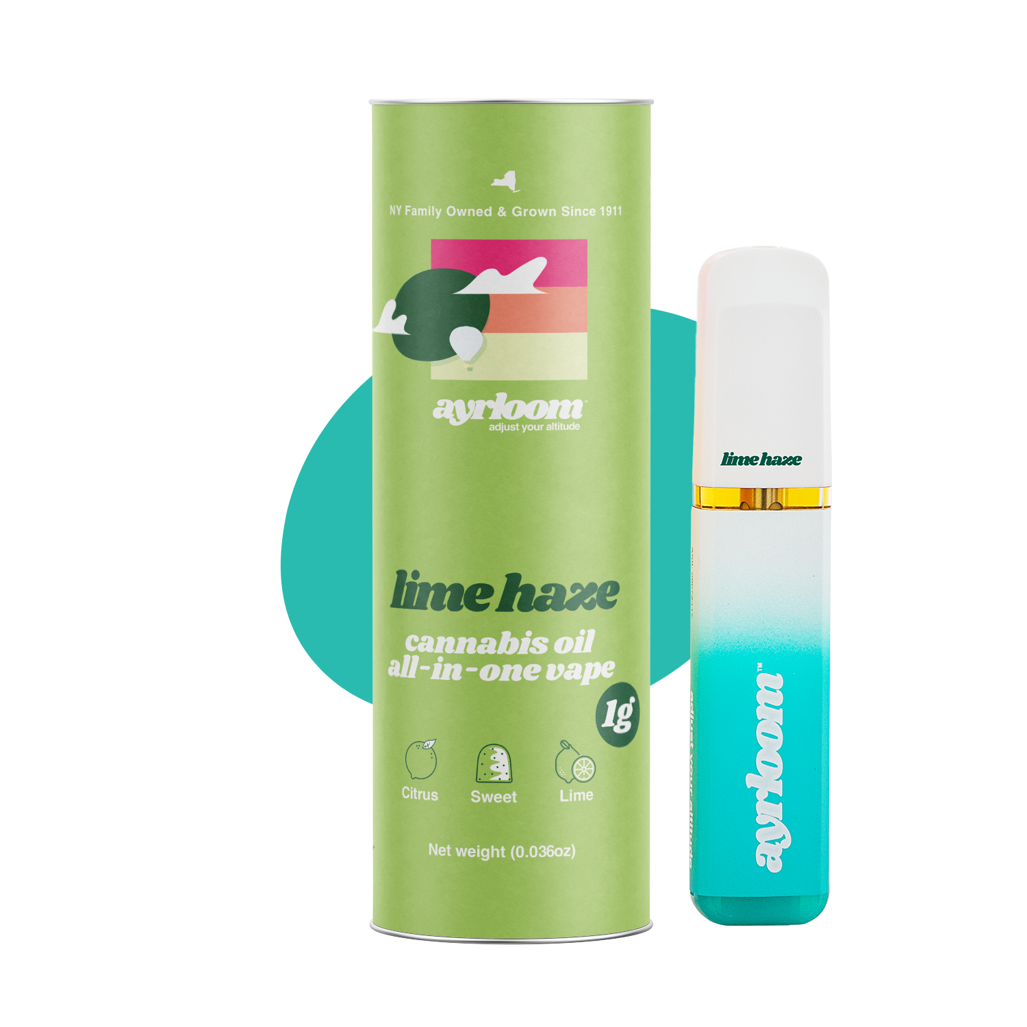 Ayrloom | Lime Haze | 1g AIO