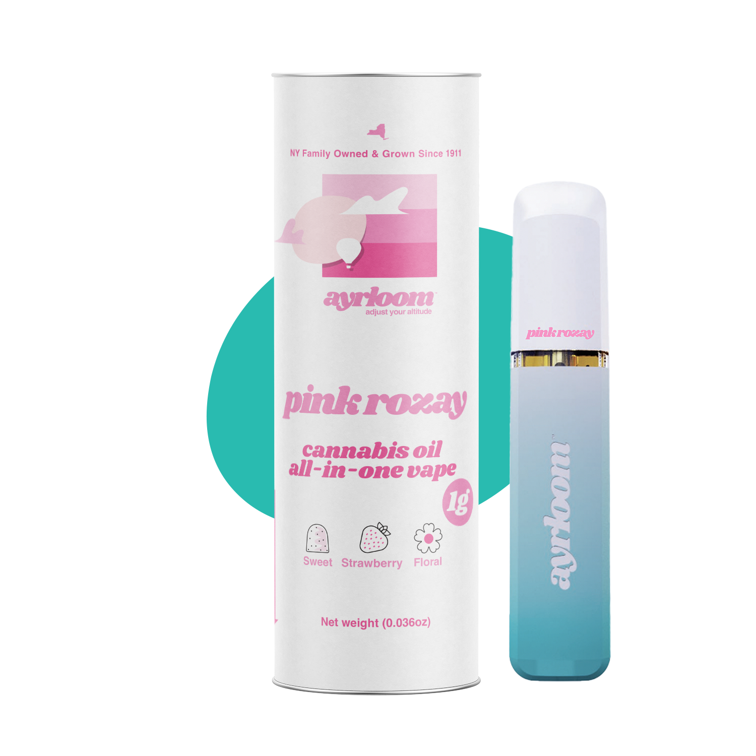 Ayrloom | Pink Rozay | 1g AIO