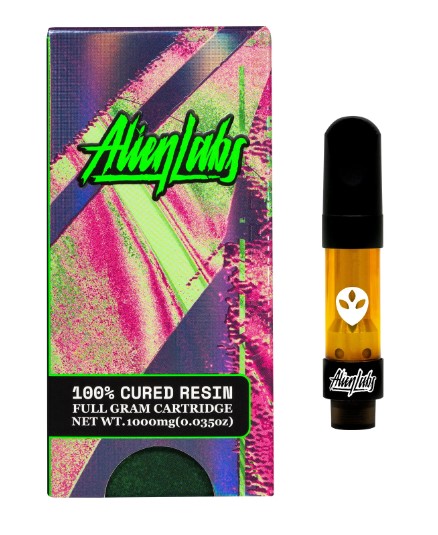 Alien Labs 1g Galactic Grapes Cured Resin Cartridge