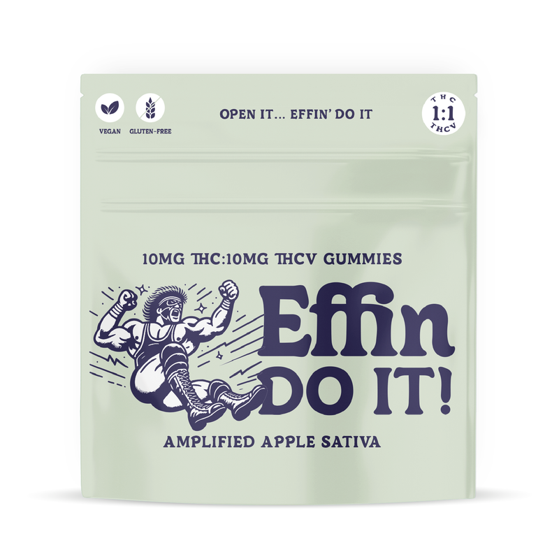 Effin' | Do It! Amplified Apple 1:1 THCV:THC | 100mg/10pk Soft Chews
