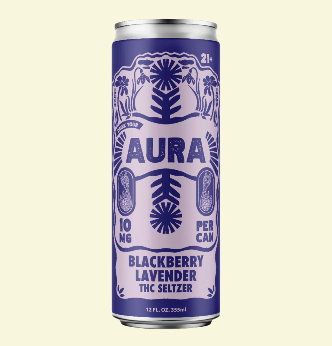 Seltzer - Blackberry Lavender 10mg THC