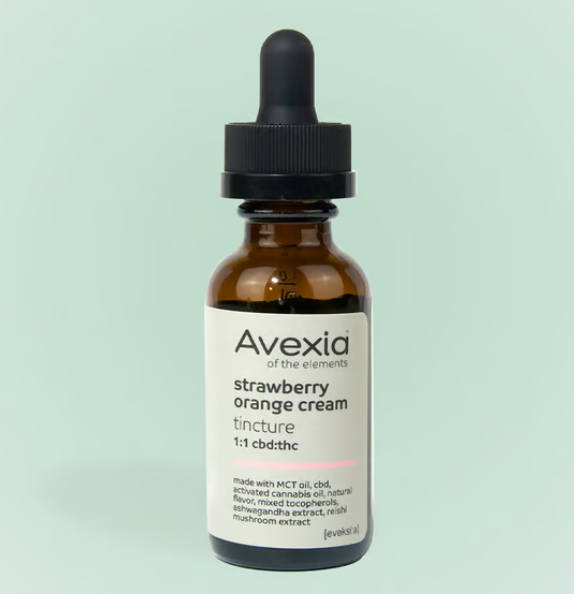 Strawberry Orange Cream 1:1 CBD:THC [30ml] 1g Tincture
