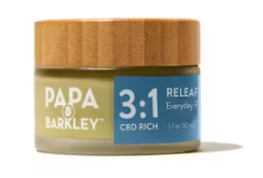 PAPA & BARKLEY: CBD Rich Releaf Balm 3:1 (CBD/THC) 50ml