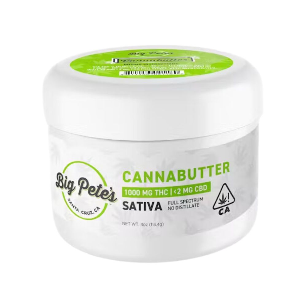 Big Pete's Treats: SATIVA CANNABUTTER JAR 1000MG - BIG PETE'S