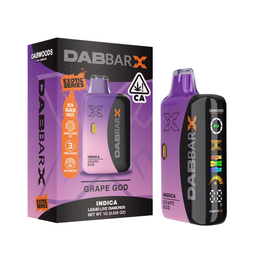GRAPE GOD - DABBAR X AIO 1G - DABWOODS