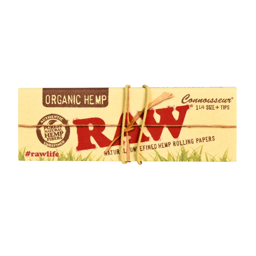 1 1/4 ORGANIC CONNOISSEUR ROLLING PAPERS - RAW