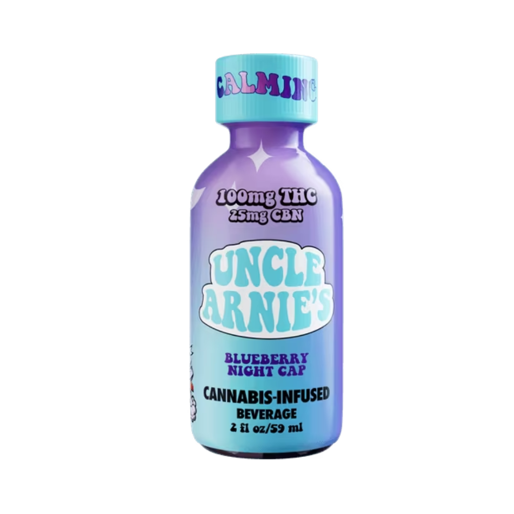 BLUEBERRY NIGHT CAP 4:1 THC/CBN 100MG - UNCLE ARNIE'S
