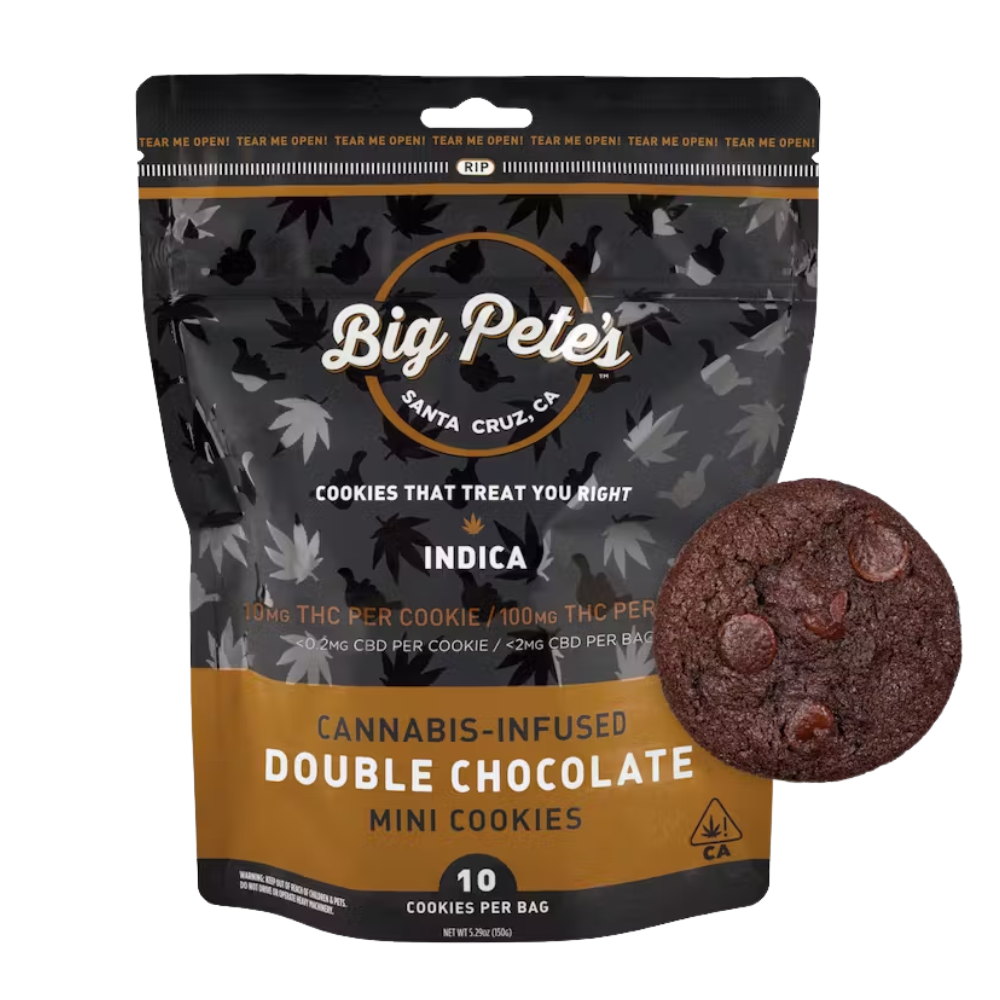 DOUBLE CHOCOLATE CHIP COOKIES (INDICA) 100MG - BIG PETE'S