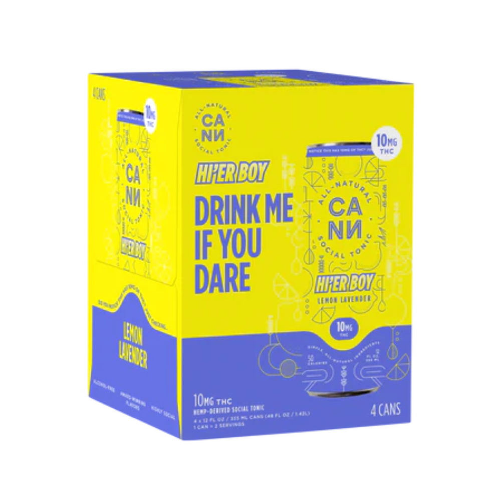 HI'ER BOYS - LEMON LAVENDER 10MG (4PK) - CANN