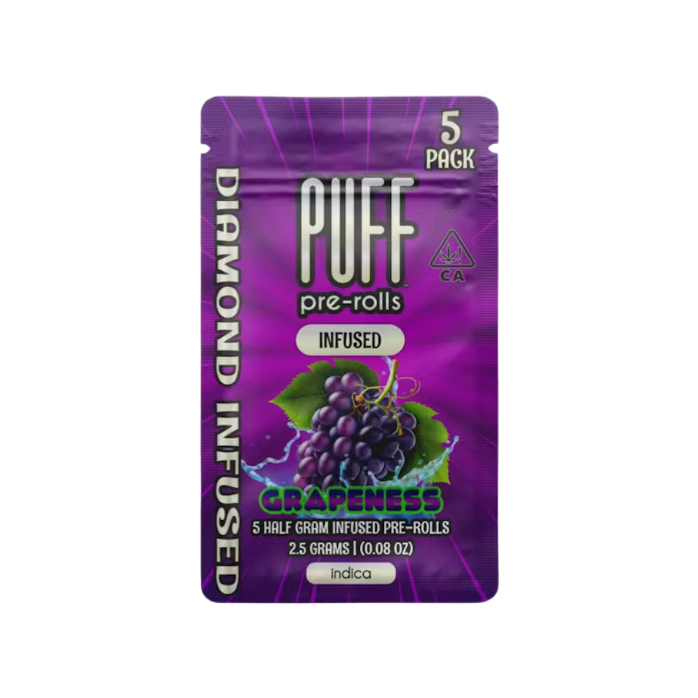 DIAMOND 5 PACK - GRAPENESS .5G - PUFF