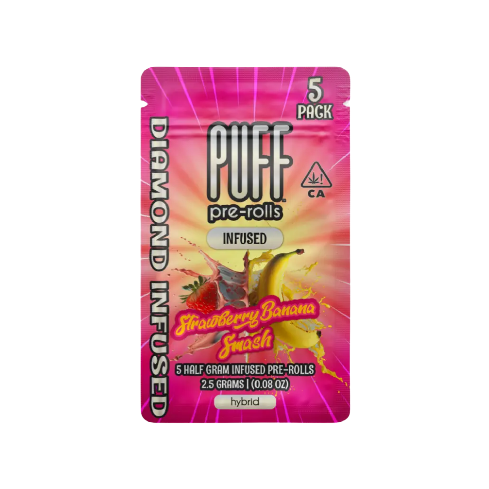 DIAMOND 5 PACK - STRAWBERRY BANANA SMASH .5G - PUFF