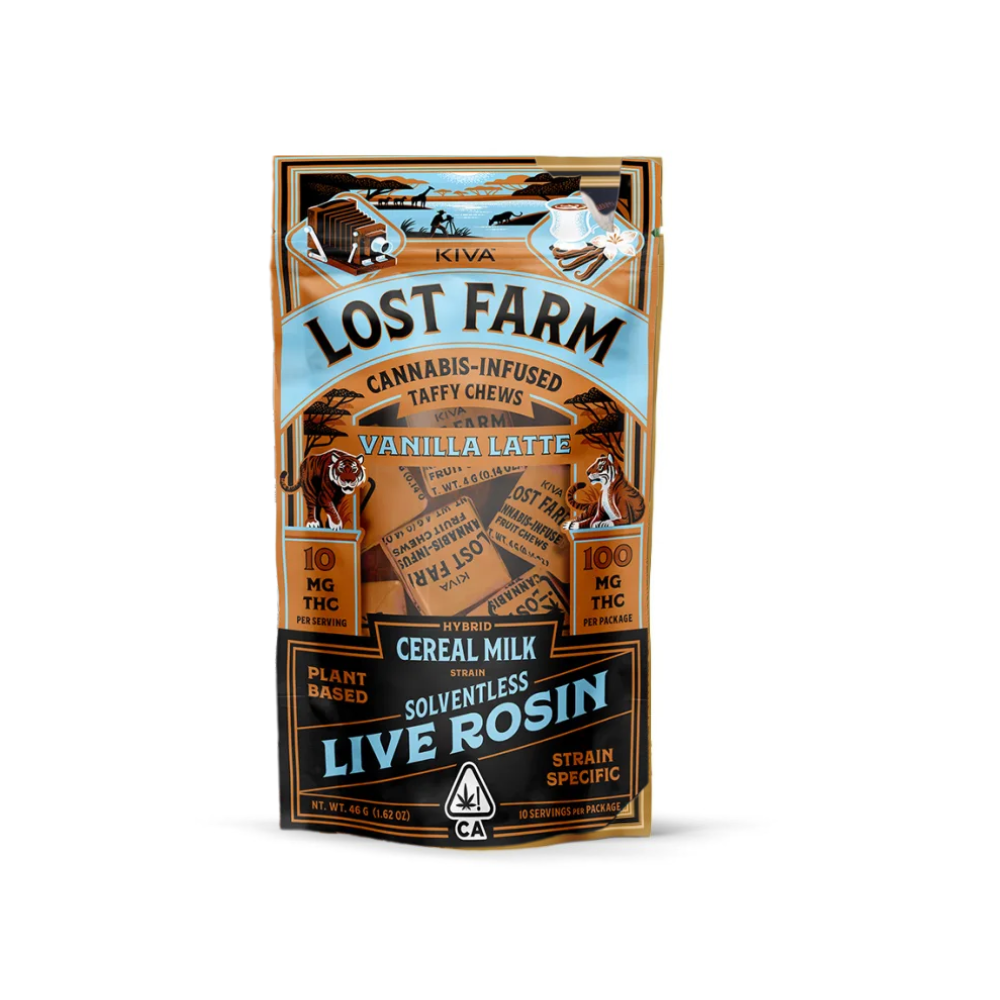 Kiva: Lost Farm Chews - Vanilla Latte - Kiva Confections