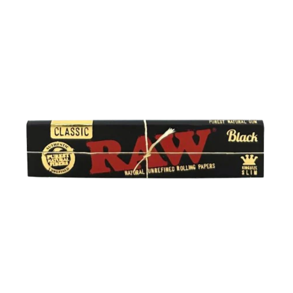 CLASSIC BLACK ROLLING PAPER KING SIZE SLIM - RAW